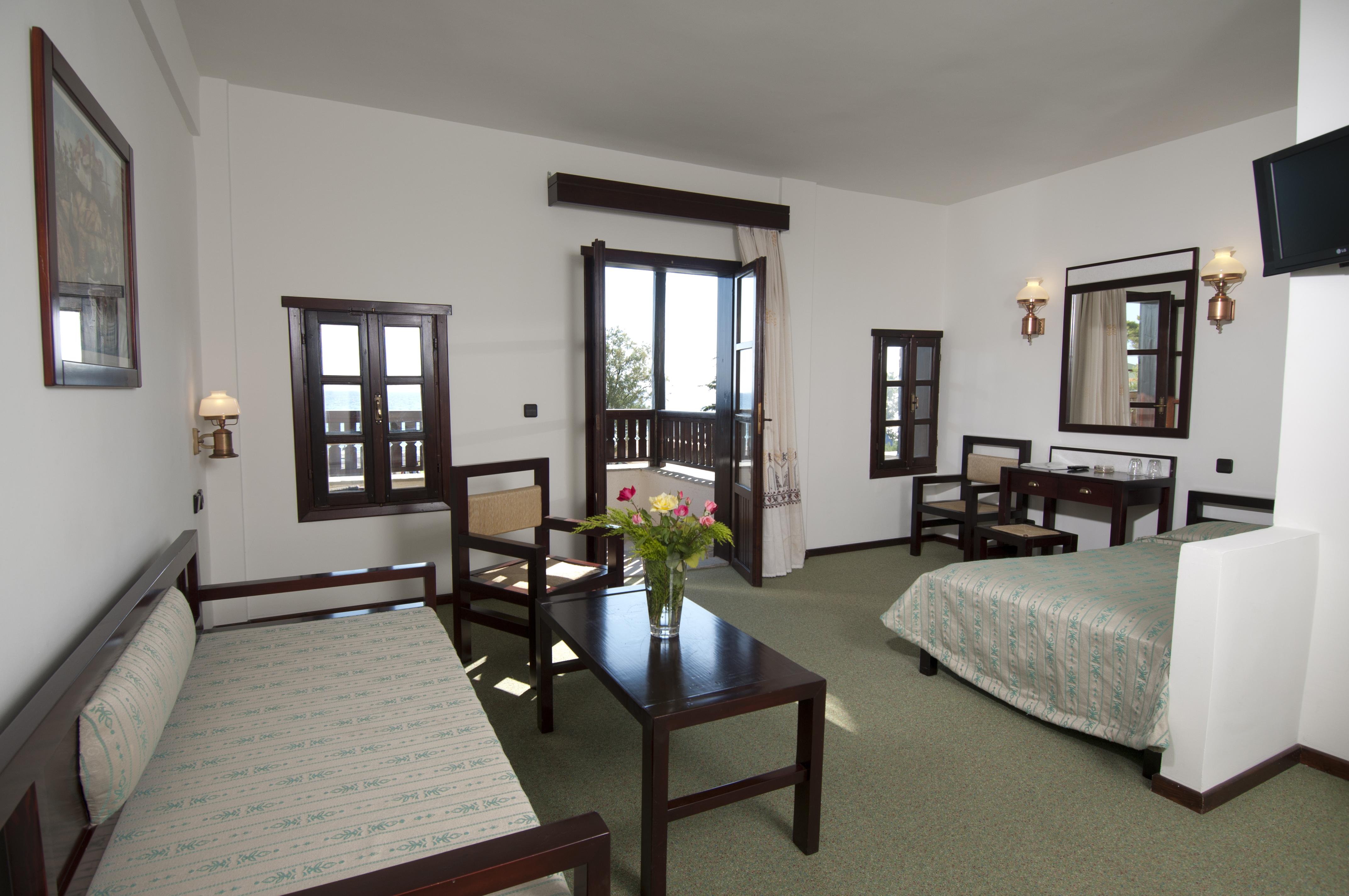 Simantro Resort 撒尼海滩 外观 照片 A typical hotel room